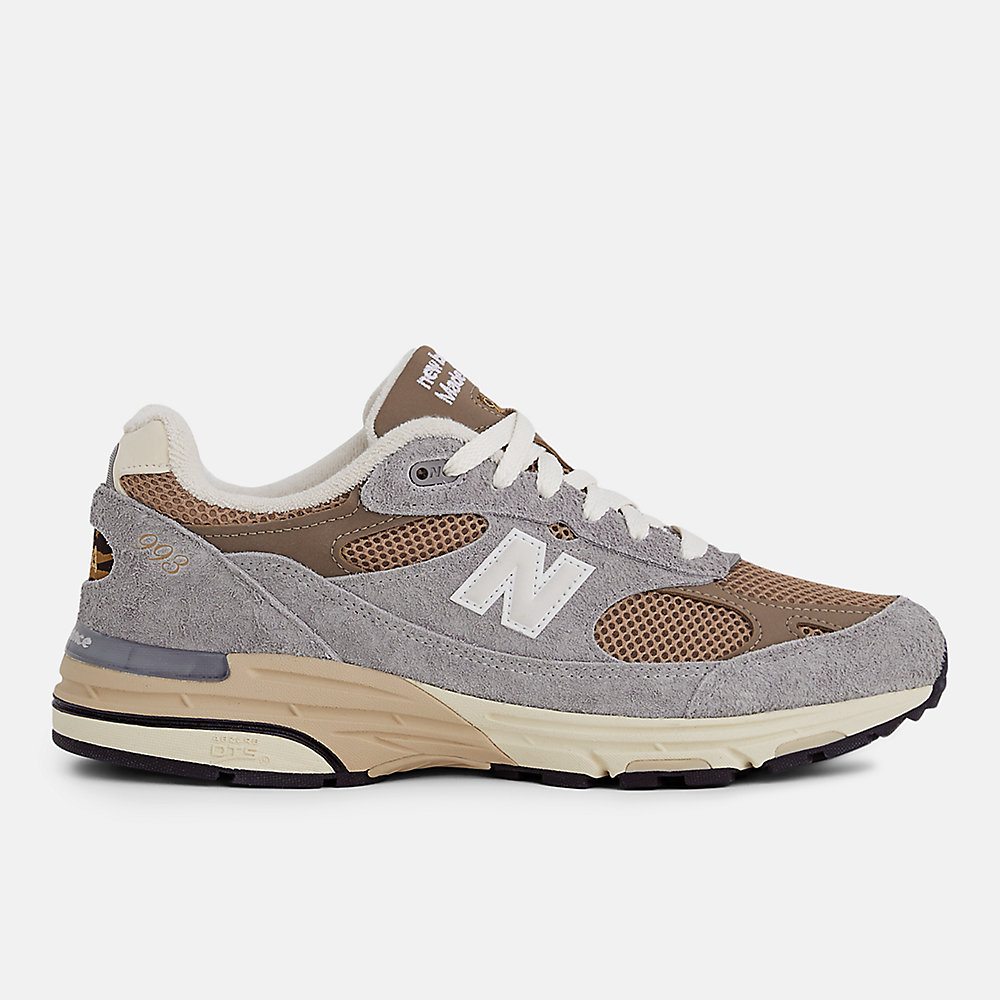 New Balance Made in USA 993 Shoes Shadow Grey with Driftwood